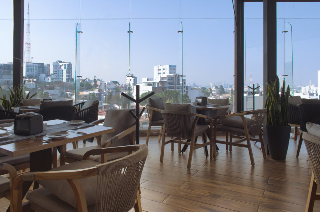 Diseño de interiores Restaurante Casa Luz Ciudad de Puebla Colonia La Paz