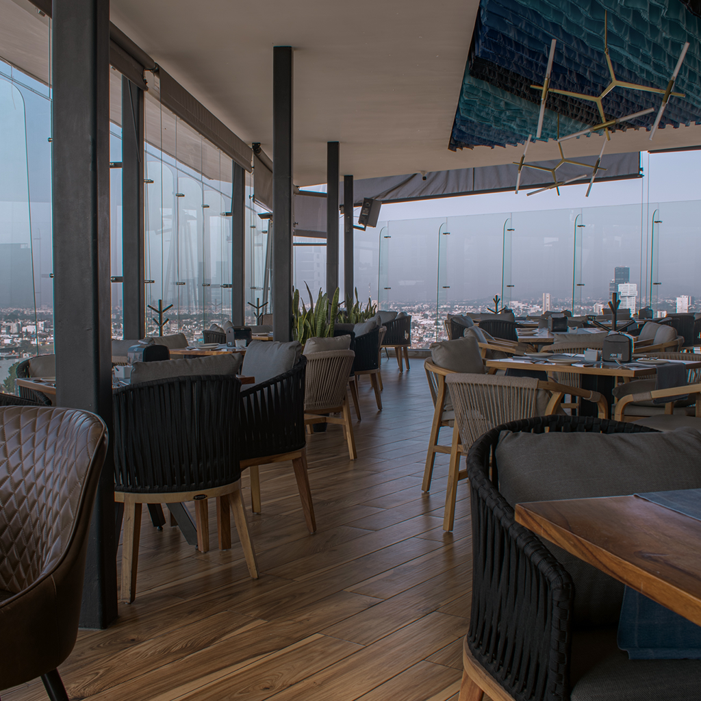 Diseño de interiores, Casaluz Rooftop puebla